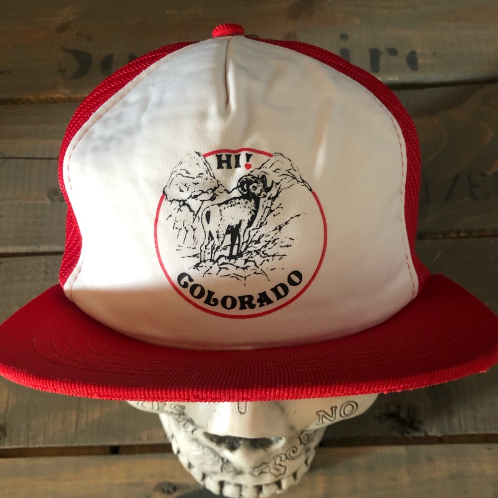 Vintage 90s  Hi Colorado Tourist Trucker Hat
